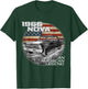1966 66 Nova Silhouette Muscle Car American Flag T-Shirt - T-Shirt | Forest