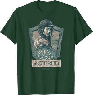 DreamWorks Dragons Astrid Viking Crest T-Shirt - T-Shirt | Forest