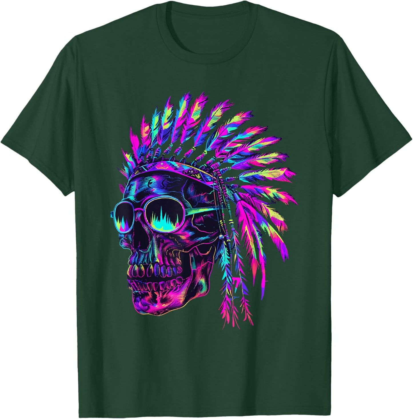 Indian Head Jewellery - Indian Gift , Black, S T-Shirt - T-Shirt | Forest
