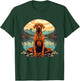 Rhodesian Ridgeback Dog Meditation Yoga Men Women Kids T-Shirt - T-Shirt | Forest
