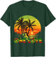 Rasta Reggae Sunset Reggae Music Guitar Guitarist Jamaica , black T-Shirt - T-Shirt | Forest