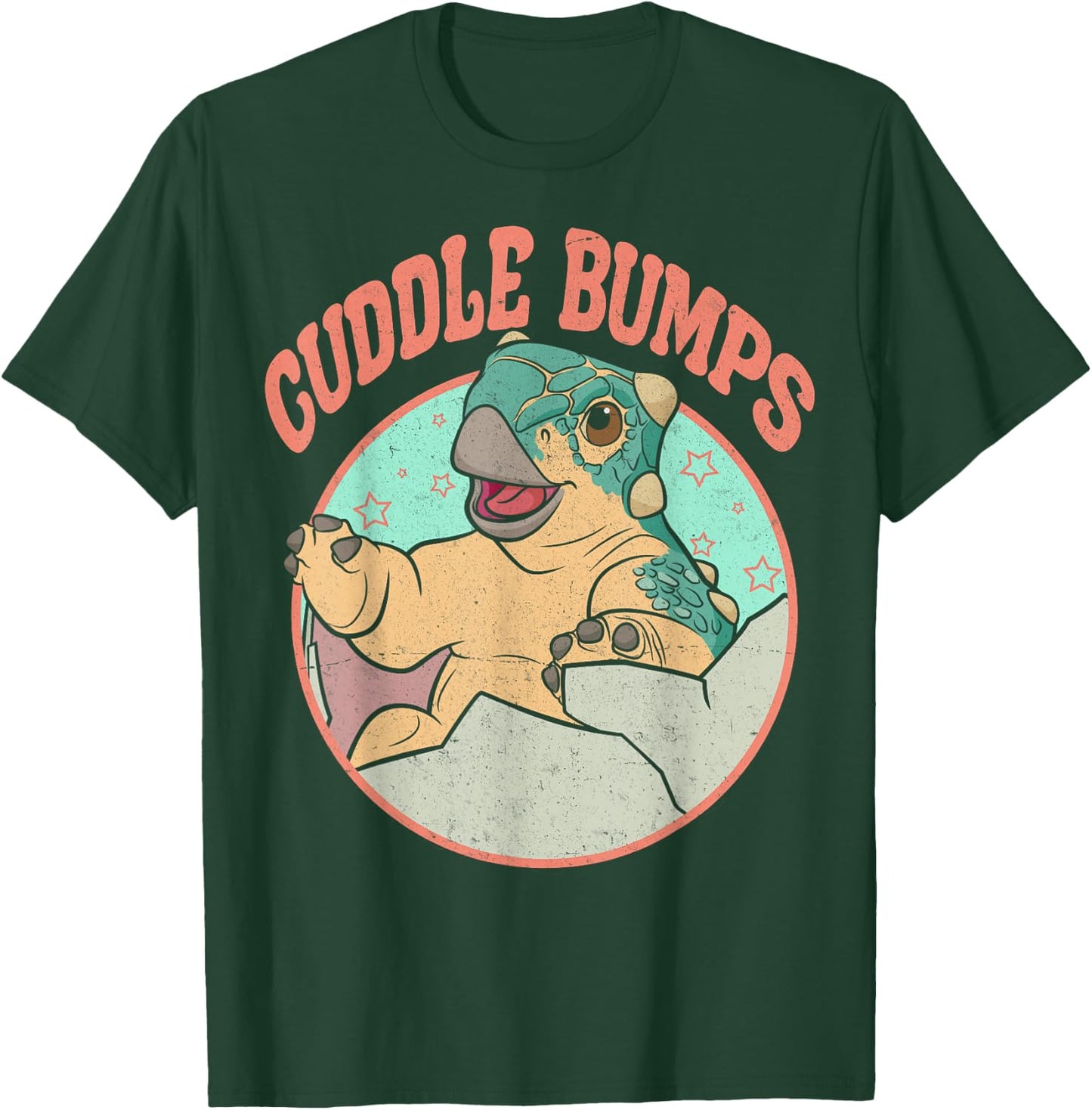 Jurassic World: Camp Cretaceous Bumpy Cuddle Bumps Portrait Small T-Shirt - T-Shirt | Forest