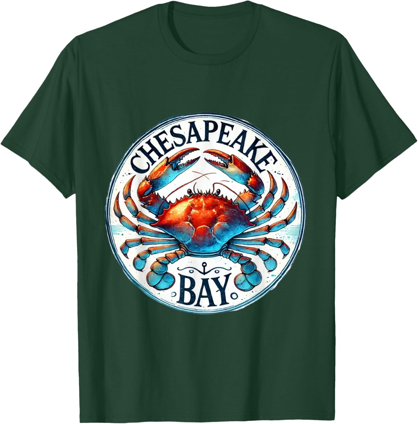 Chesapeake Bay Crab T-Shirt - T-Shirt | Forest