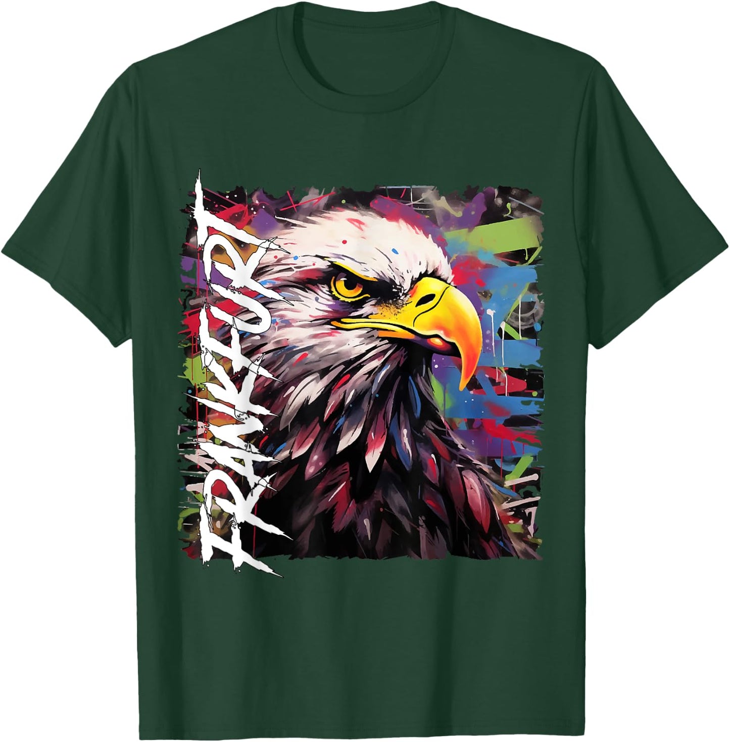 Hessen Frankfurt Frankfurt FFM Frankfurt , black T-Shirt - T-Shirt | Forest