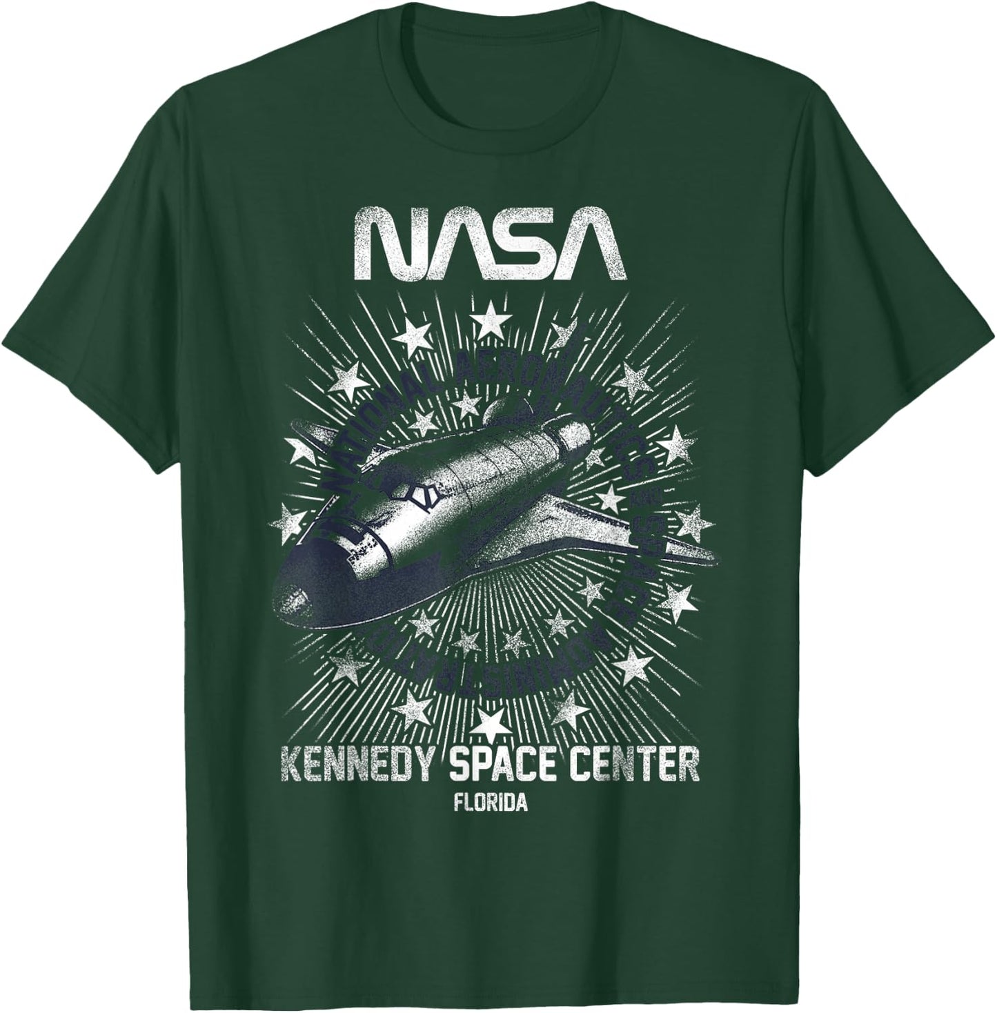 NASA Rocket Kennedy Space Center T-Shirt - T-Shirt | Forest