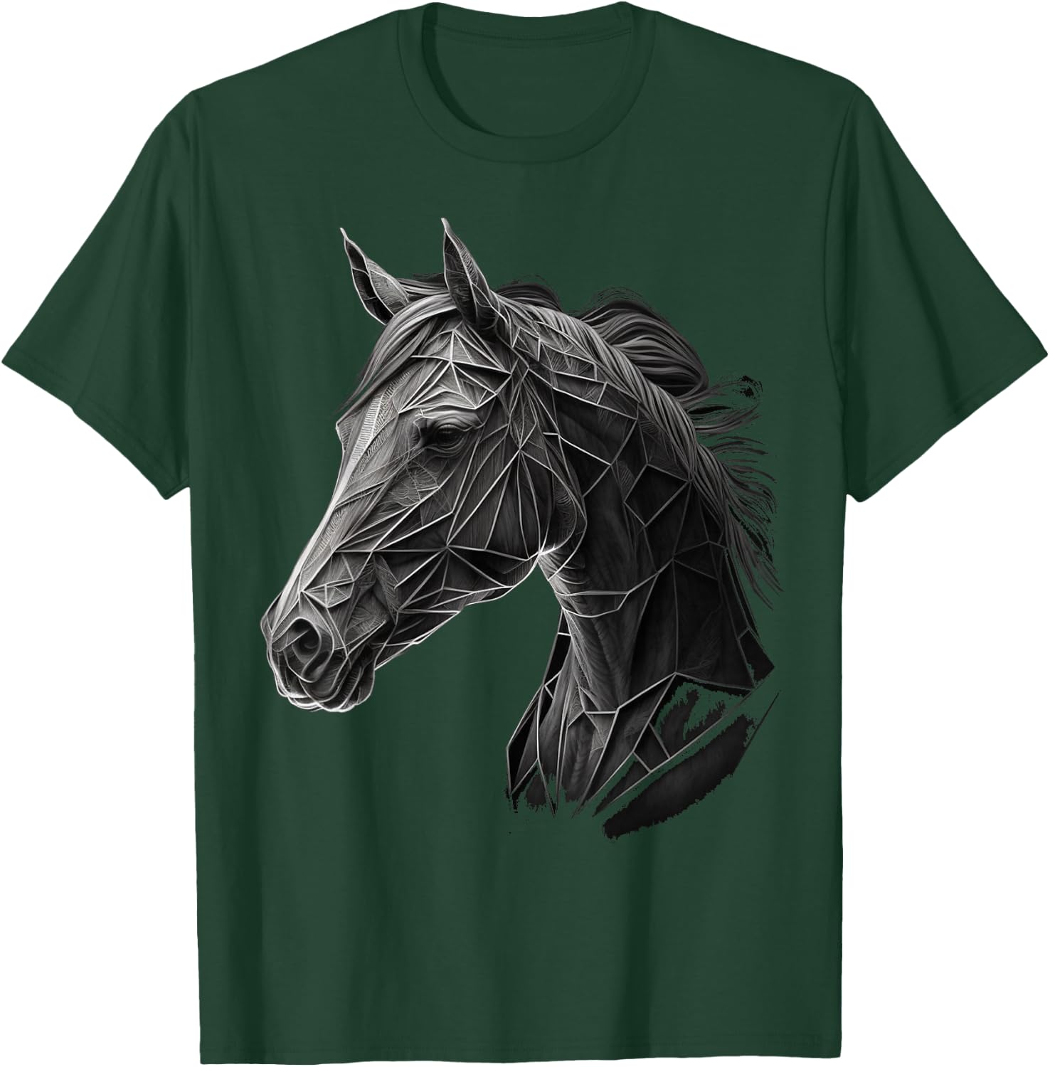 Reiten Kunst Tierdruck Pferd Motiv Pferd T-Shirt - T-Shirt | Forest