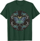 Great Peacock Moth Kawaii Insect Lily Of Valley Garden T-Shirt - T-Shirt | Forest
