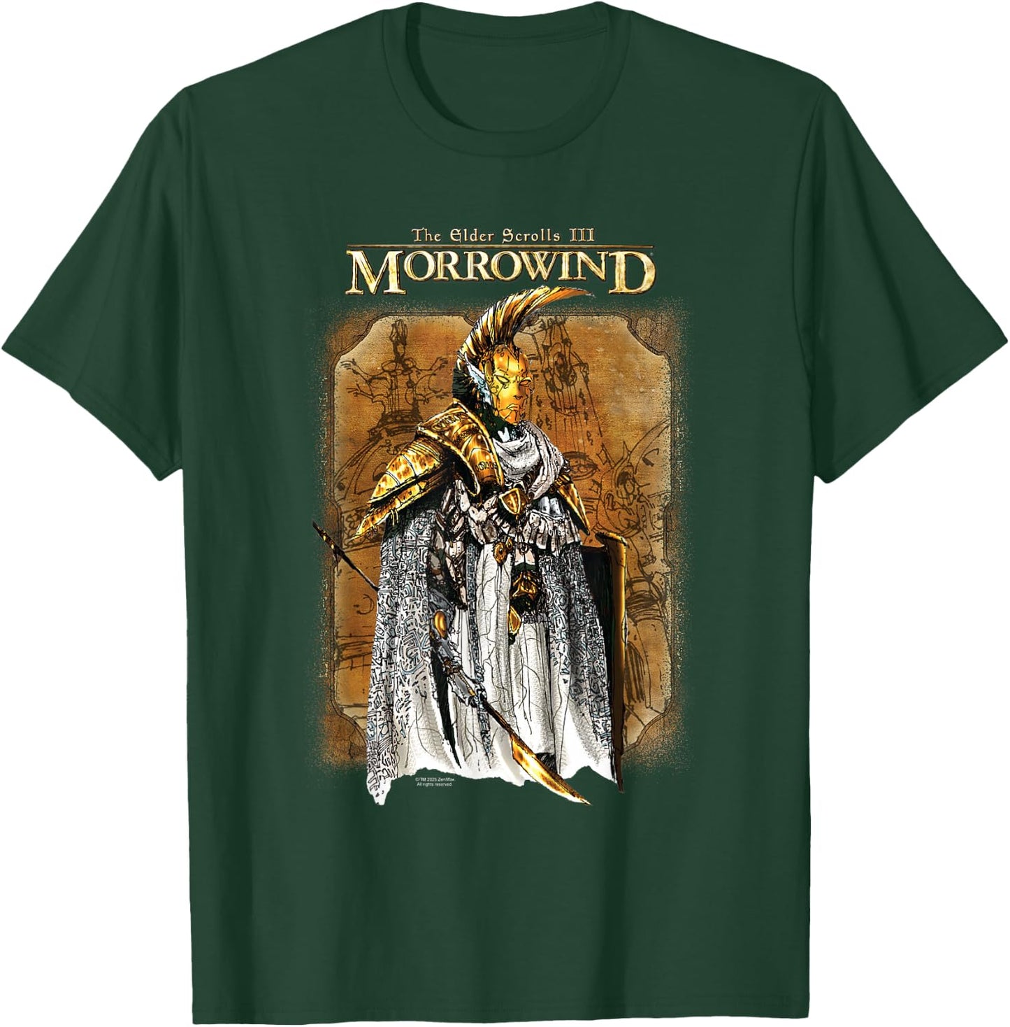 Morrowind Concept Illustration Video Game T-Shirt - T-Shirt | Forest