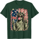 Statue of Liberty Blowing Bubble Gum Patriotic 4th of July T-Shirt - T-Shirt | Forest