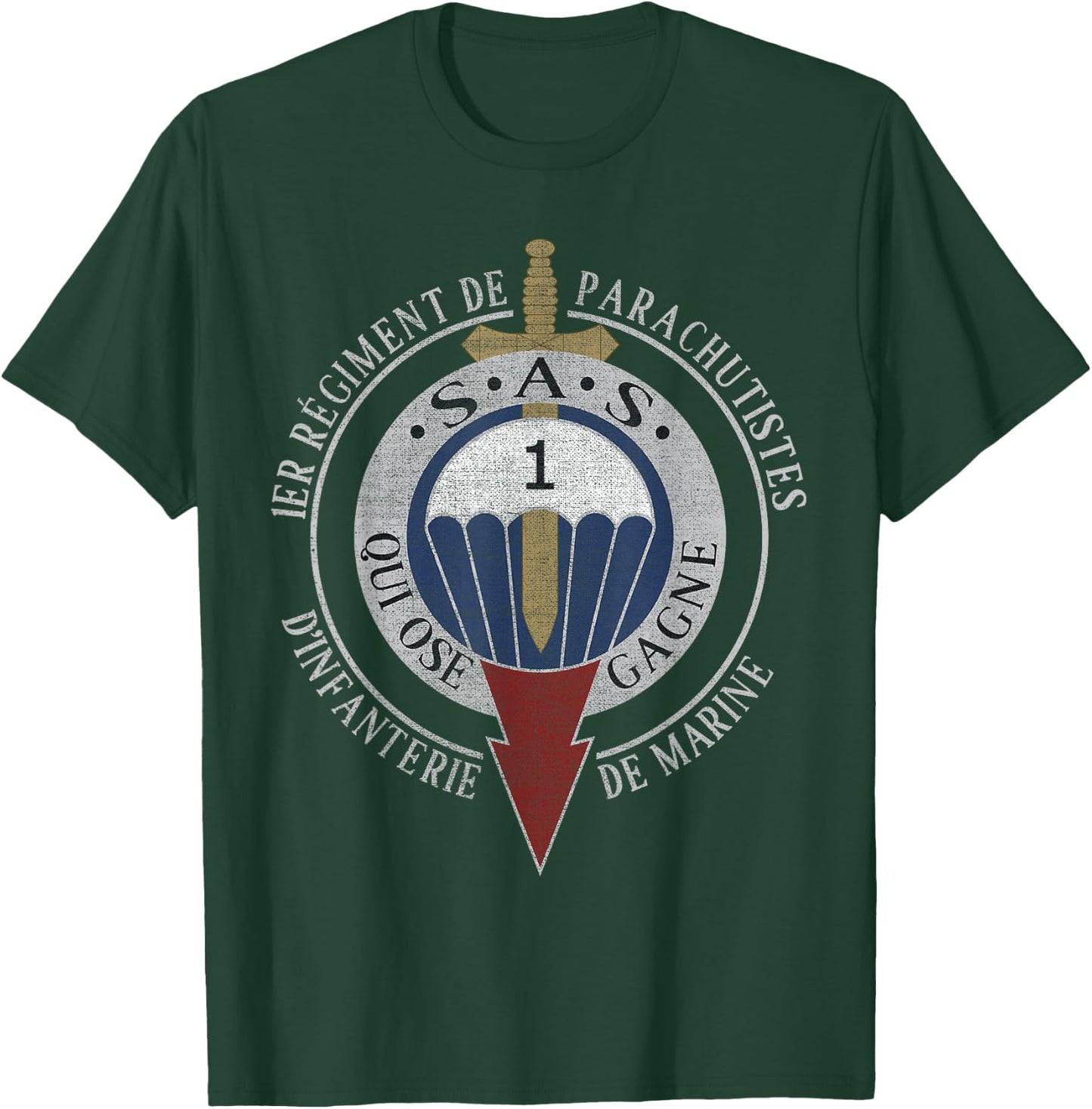 Special Force Military Paratrooper RDIMa 1st Infantry T-Shirt - T-Shirt | Forest