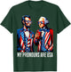 Funny Lincoln Washington 4th Of July Patriotic Pronouns USA T-Shirt - T-Shirt | Forest