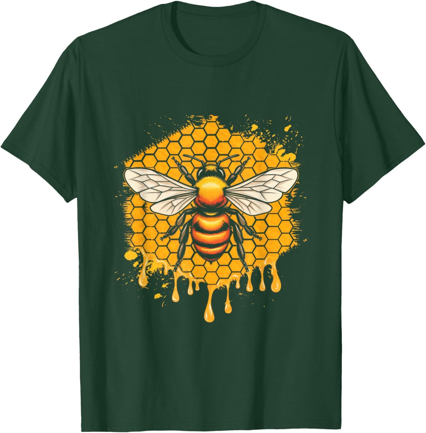 Bee Lover Insect Lover Hobbyist Artwork T-Shirt - T-Shirt | Forest