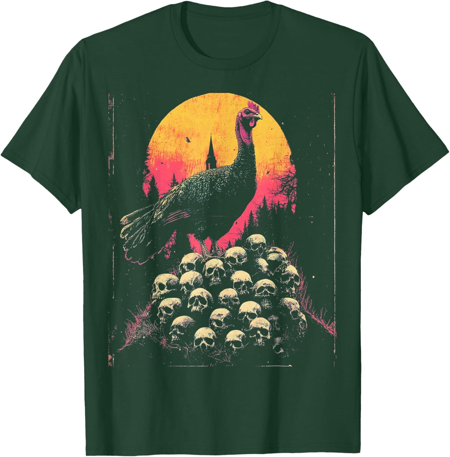 Dark Academia Turkey Goth T-Shirt - T-Shirt | Forest