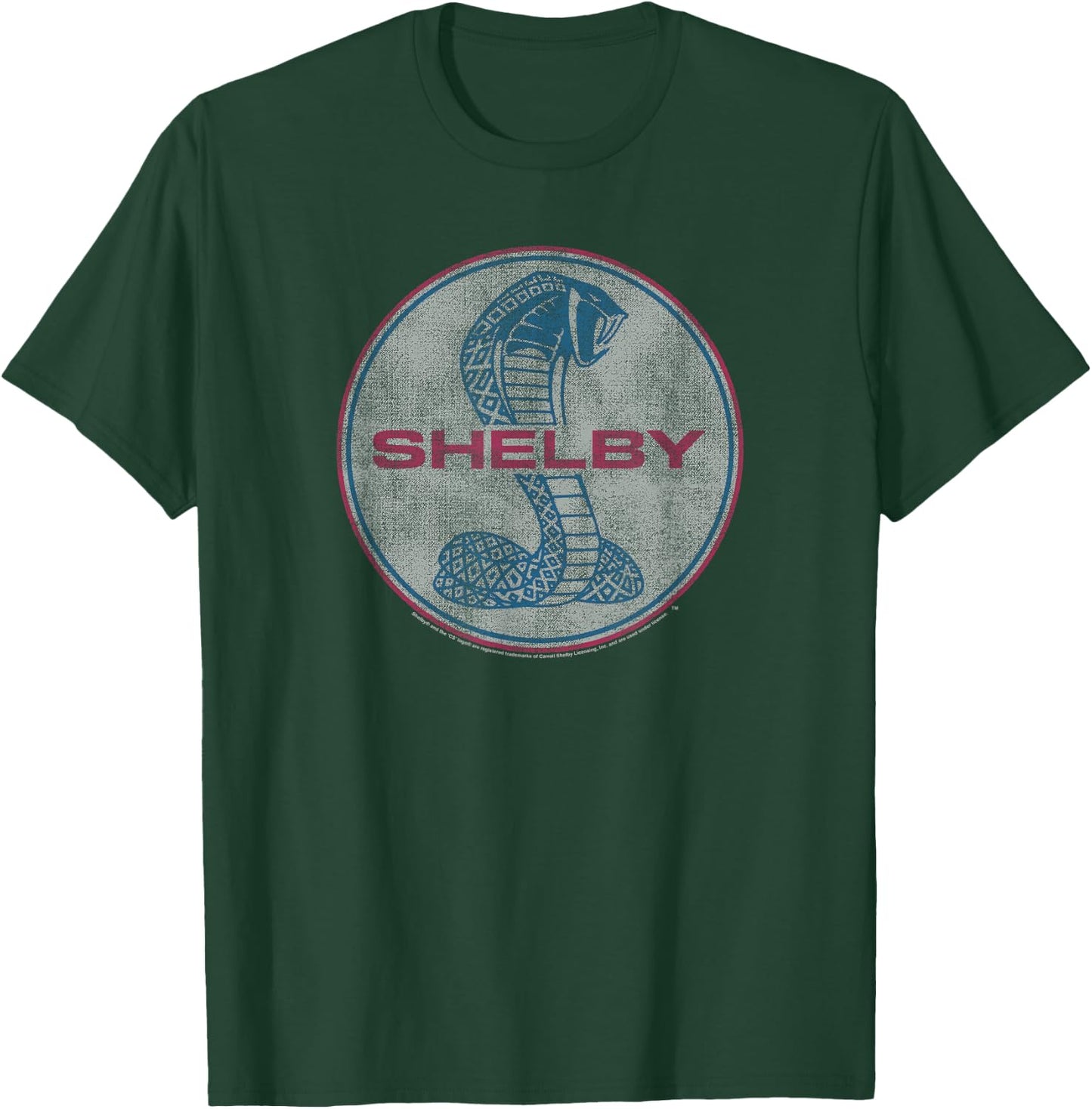 Carroll Shelby Full Color Cobra T-Shirt - T-Shirt | Forest
