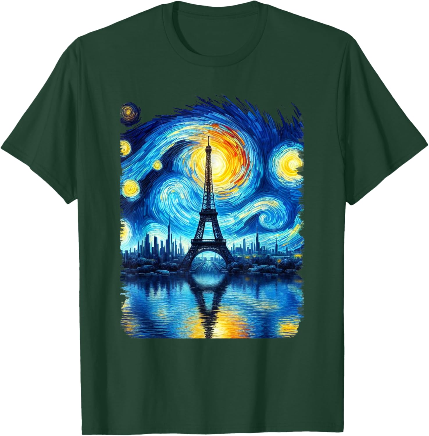 Eiffel Tower Paris Holiday France City Souvenir Women , Black, S T-Shirt - T-Shirt | Forest
