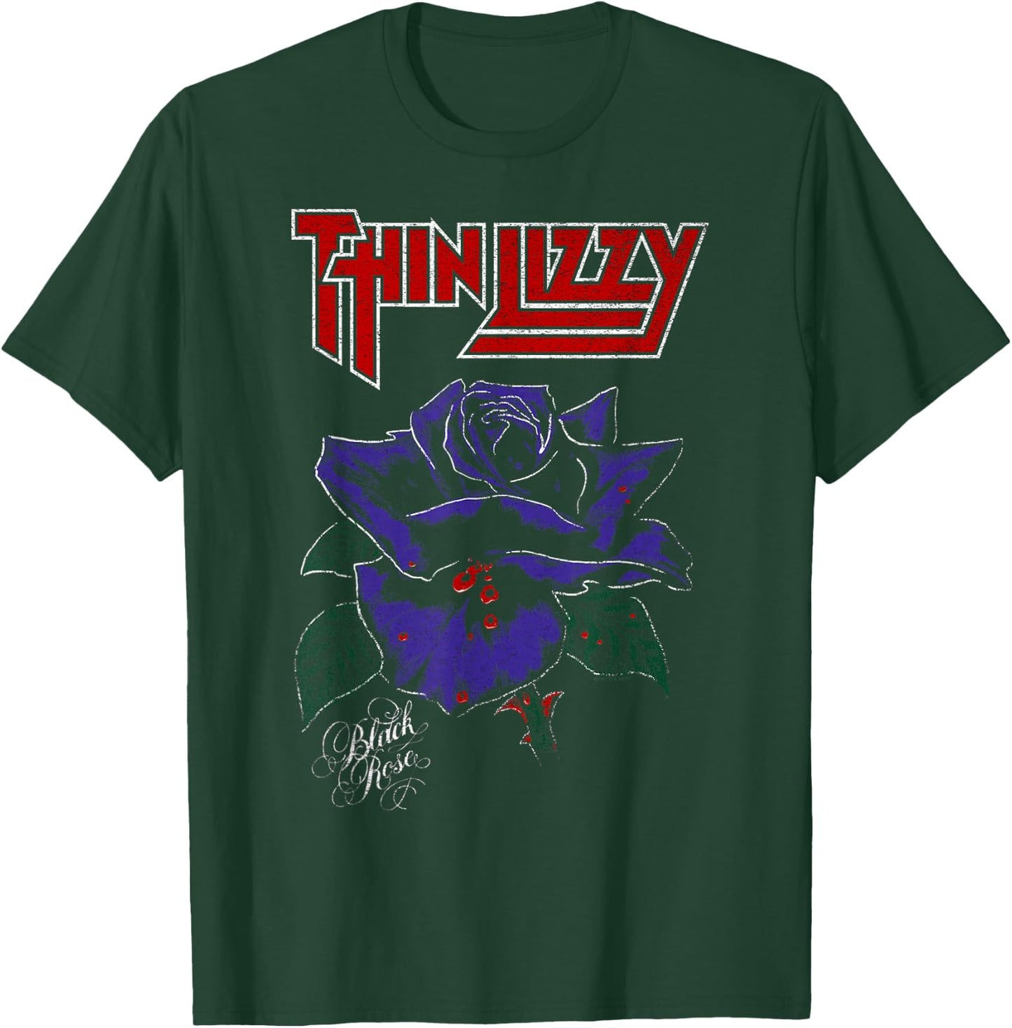Thin Lizzy - Black Rose Color , black T-Shirt - T-Shirt | Forest