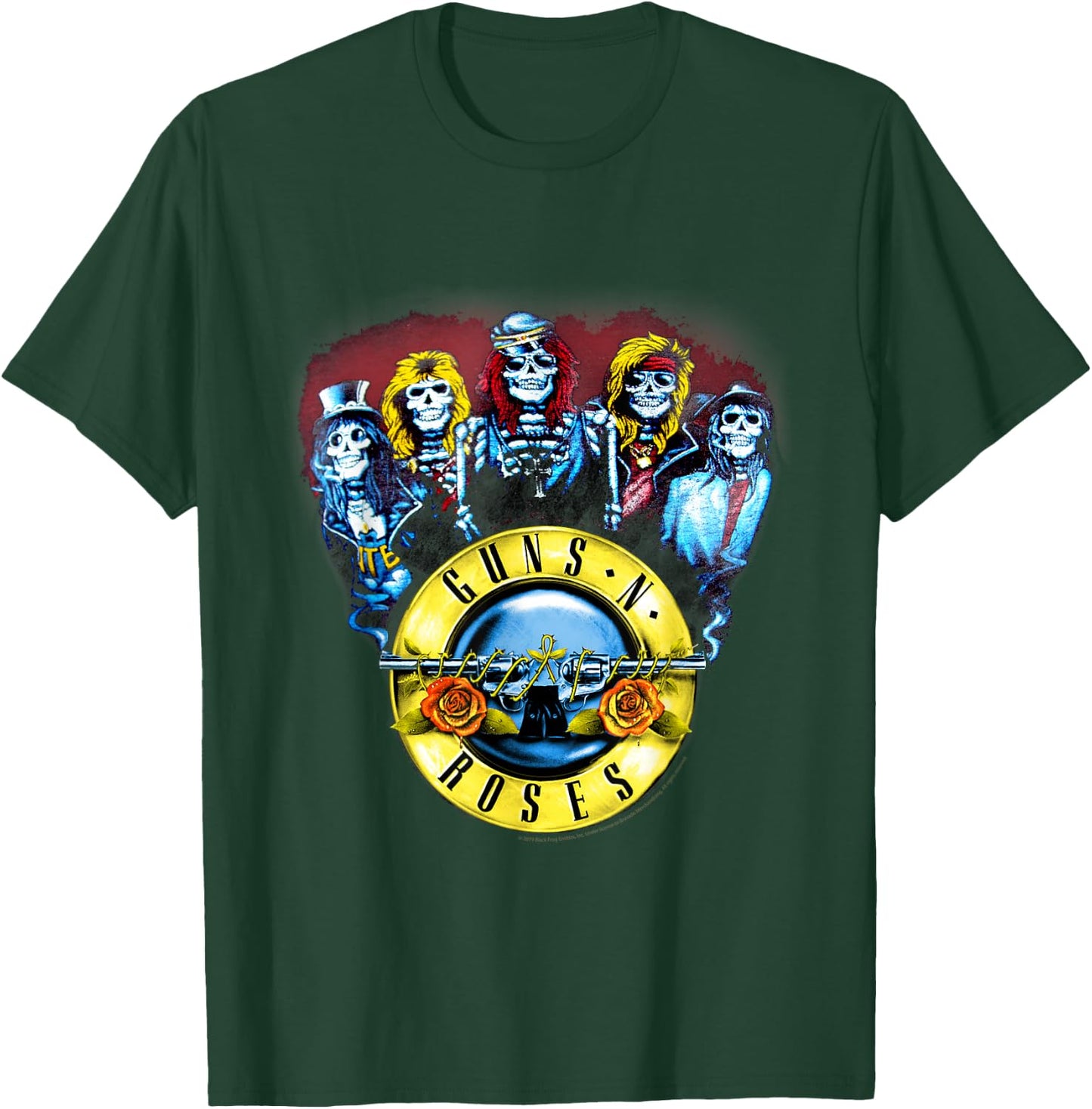 Guns N' Roses Offizielle Skelette & Kugeln T-Shirt - T-Shirt | Forest
