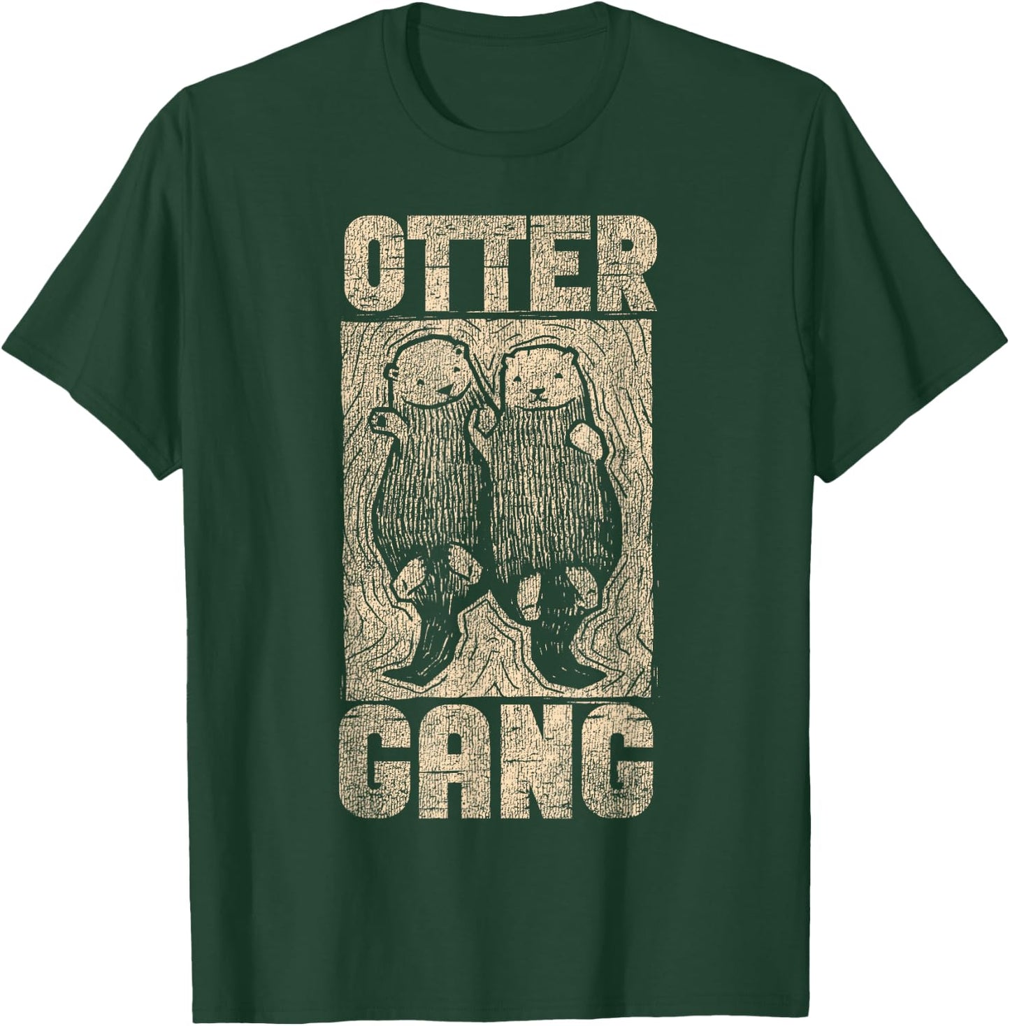 Otter Otter Gang T-Shirt - T-Shirt | Forest