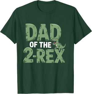 Dad Of The 2-Rex Dinosaur Humor T-Shirt - T-Shirt | Forest