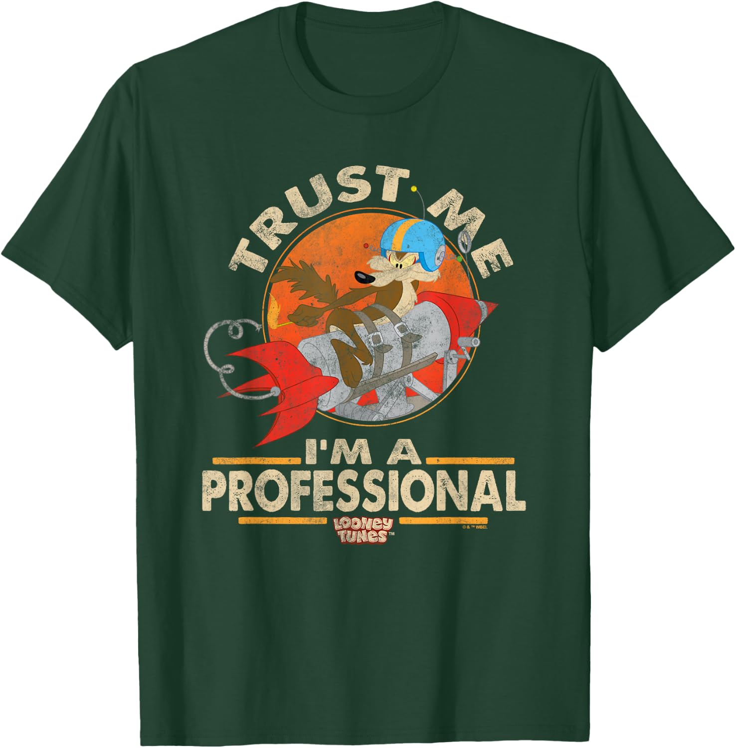 Looney Tunes Wile E Coyote I'm A Professional T-Shirt - T-Shirt | Forest