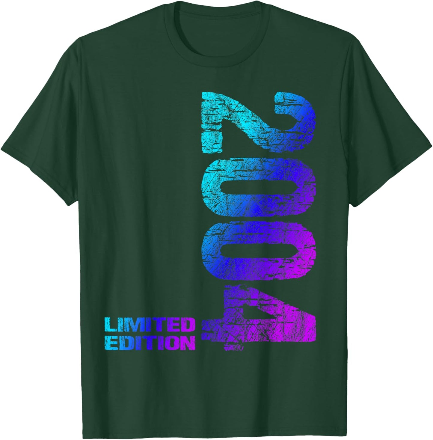 19th Birthday 2004 Limited Edition Man Woman , black T-Shirt - T-Shirt | Forest
