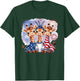 Giraffe 4th of July Party Patriotic Fireworks America Flag T-Shirt - T-Shirt | Forest