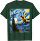 Van Gogh Style Starry Night Bee T-Shirt - T-Shirt | Forest
