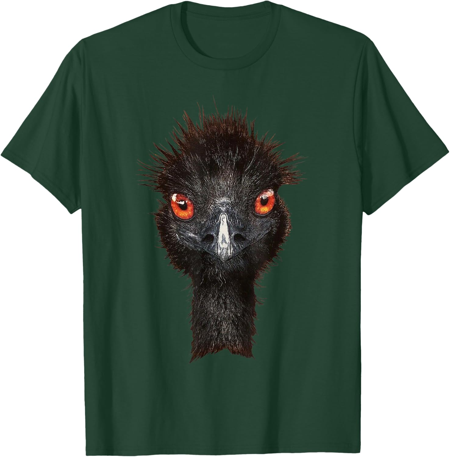 Funny Emu Bird - Cool Emu Illustration T-Shirt - T-Shirt | Forest