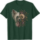 Floral Chinese Crested Dog Artwork Design T-Shirt - T-Shirt | Forest