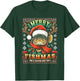 Merry Fishmas And A Crappie New Year Funny Fishing Saying T-Shirt - T-Shirt | Forest