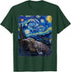 Platypus Starry Night Painting T-Shirt - T-Shirt | Forest