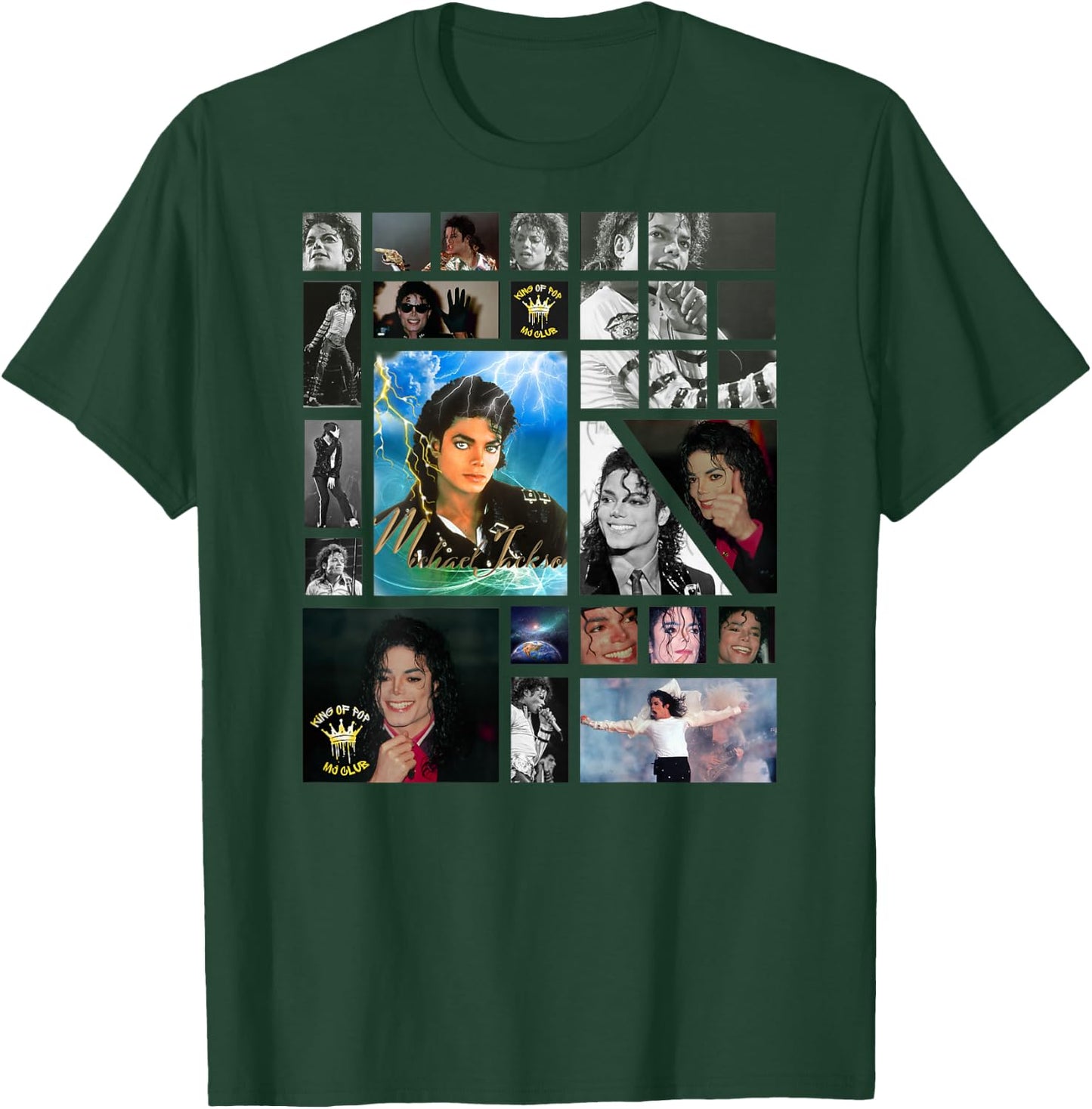 Michael Jackson_703_Back Printed T-Shirt - T-Shirt | Forest