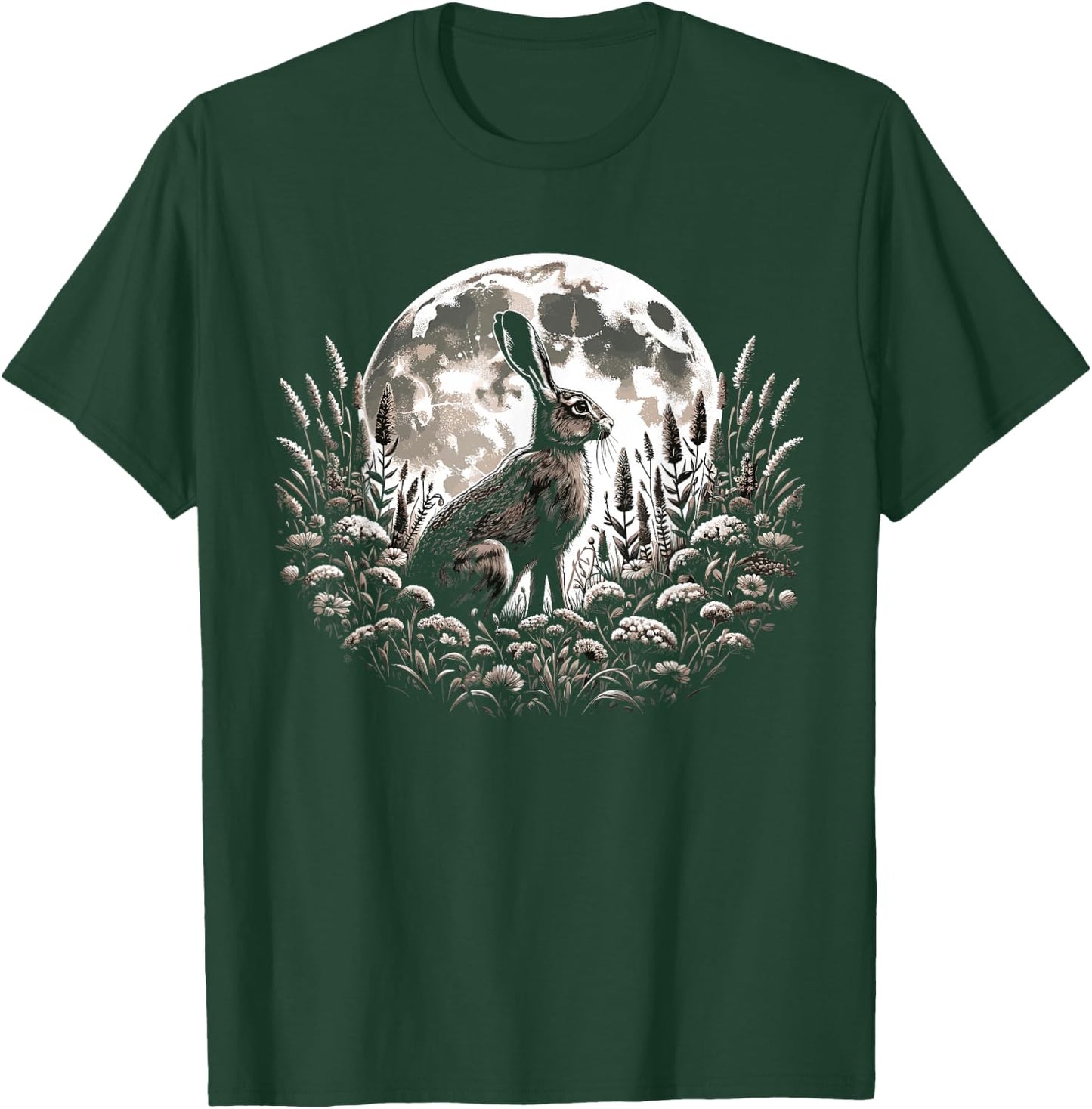 Easter Ostara Eostre Pagan Witchcraft Spring Moon T-Shirt - T-Shirt | Forest