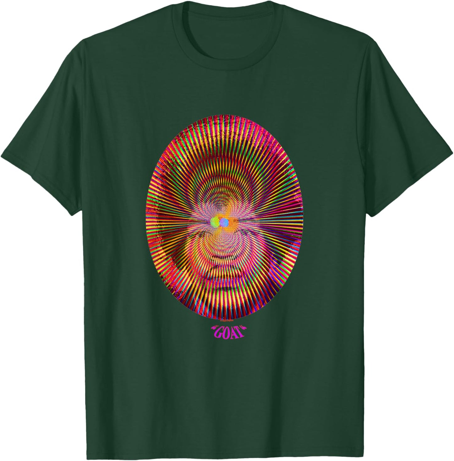 Jimi Hendrix Psychedelic Third Eye GOAT Karl Ferris T-Shirt - T-Shirt | Forest