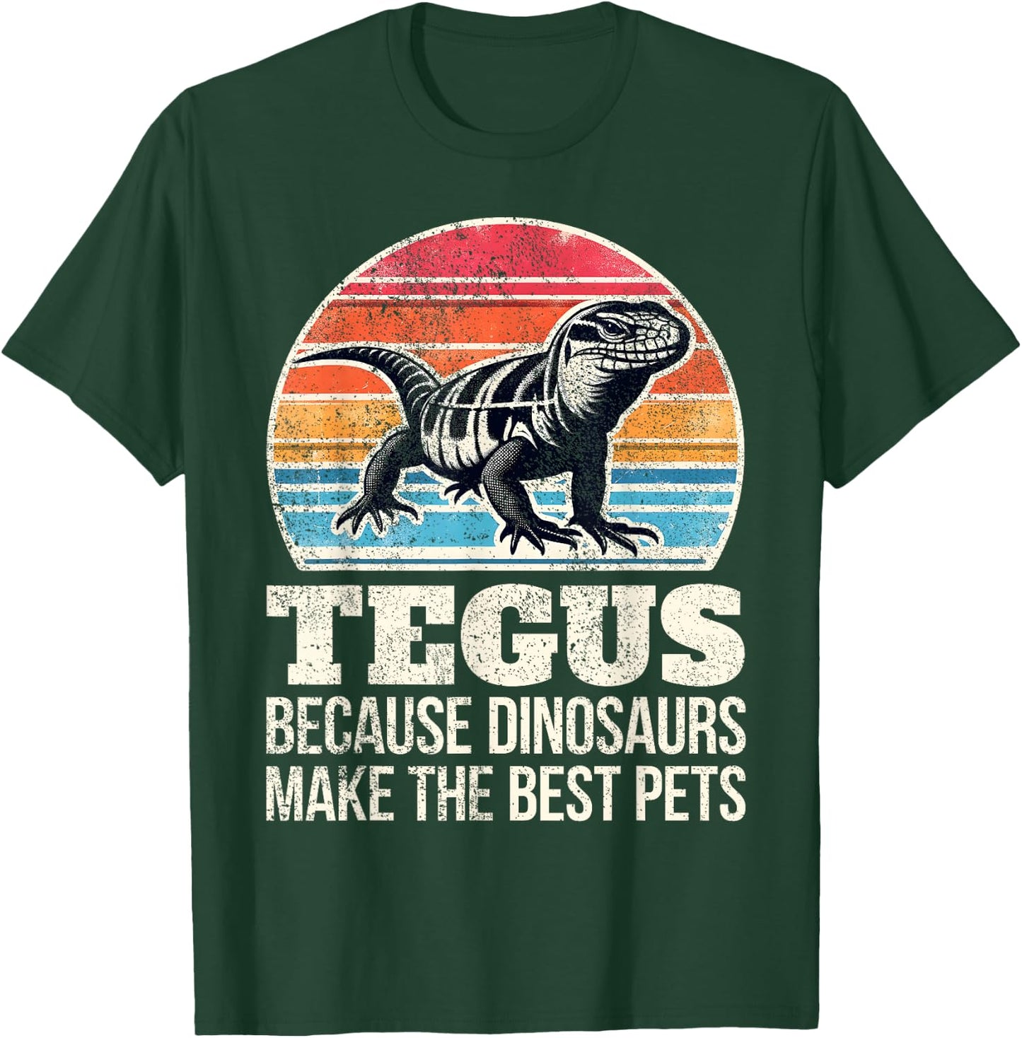 Funny Tegu Lover - Pet Tegu Lizard - Owner Giant Tegu T-Shirt - T-Shirt | Forest