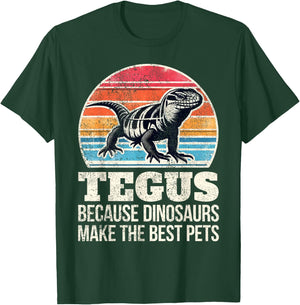 Funny Tegu Lover - Pet Tegu Lizard - Owner Giant Tegu T-Shirt - T-Shirt | Forest
