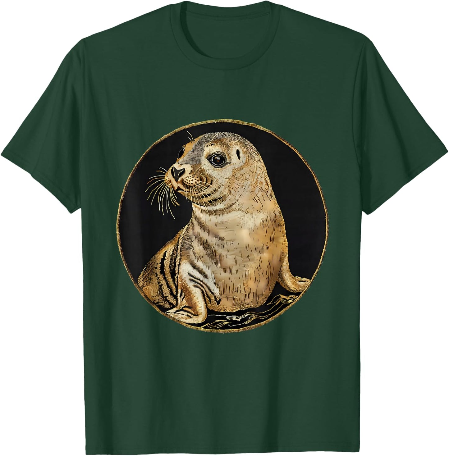 Seal Ocean Sea Animal Marine Mammal Motif Seal Lover T-Shirt - T-Shirt | Forest