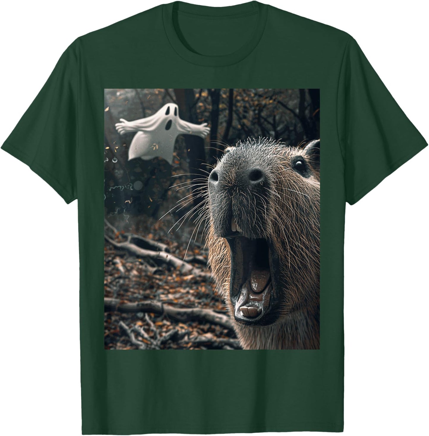 Funny Graphic Capybara T-Shirt - T-Shirt | Forest