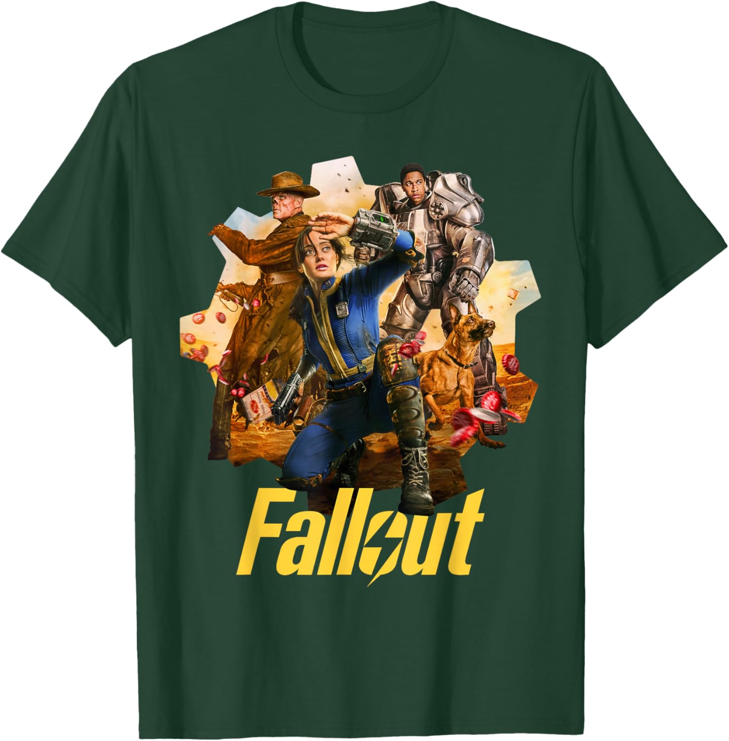 Fallout - Set, Black, S T-Shirt - T-Shirt | Forest