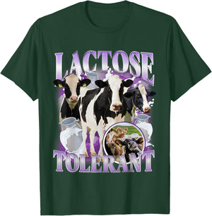 Lactose Tolerant Funny Gluten Intolerant Milk Lactose Meme T-Shirt - T-Shirt | Forest