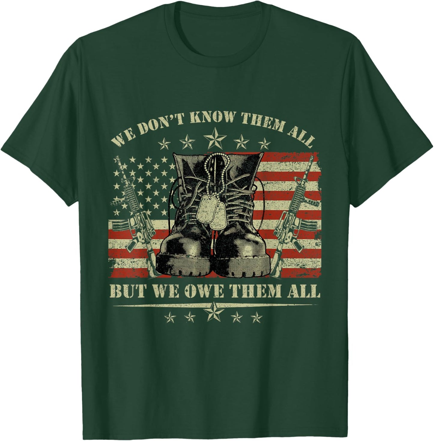 All Gave Some Some Gave All - Veteran & Memorial's Day T-Shirt - T-Shirt | Forest