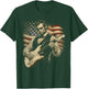 Abraham Lincoln Abe Lincoln Playing Guitar Retro Vintage T-Shirt - T-Shirt | Forest