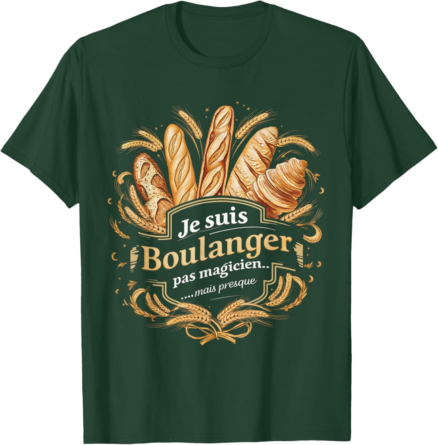 Baker No Magician Gift Baker Humor Bakery T-Shirt - T-Shirt | Forest