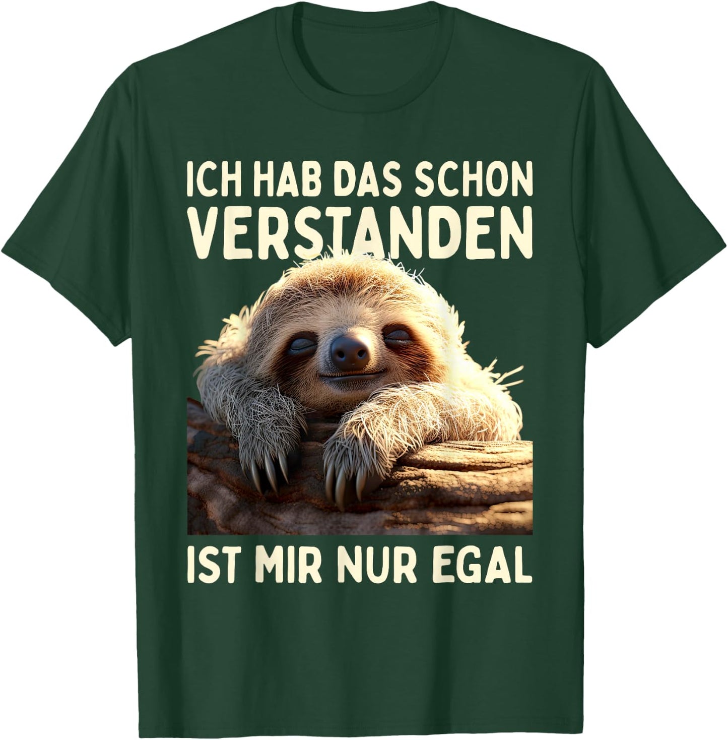 Hab Das Schon Verstanden Ist Mir Nur Egal Süßes Slotier , black T-Shirt - T-Shirt | Forest