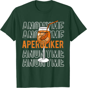 ANONYME APEROLIKER Cocktail Aperitif SPRITZ T-Shirt - T-Shirt | Forest