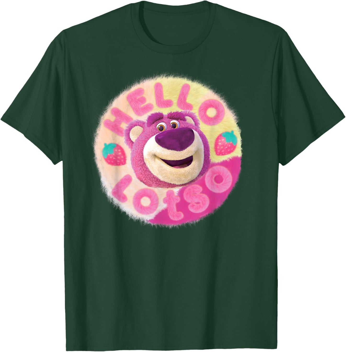 Disney and Pixar’s Toy Story 3 Hello Lotso Strawberry Circle T-Shirt - T-Shirt | Forest