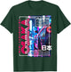 Osaka City 80s Synthwave Racing Car Japan Osaka T-Shirt - T-Shirt | Forest