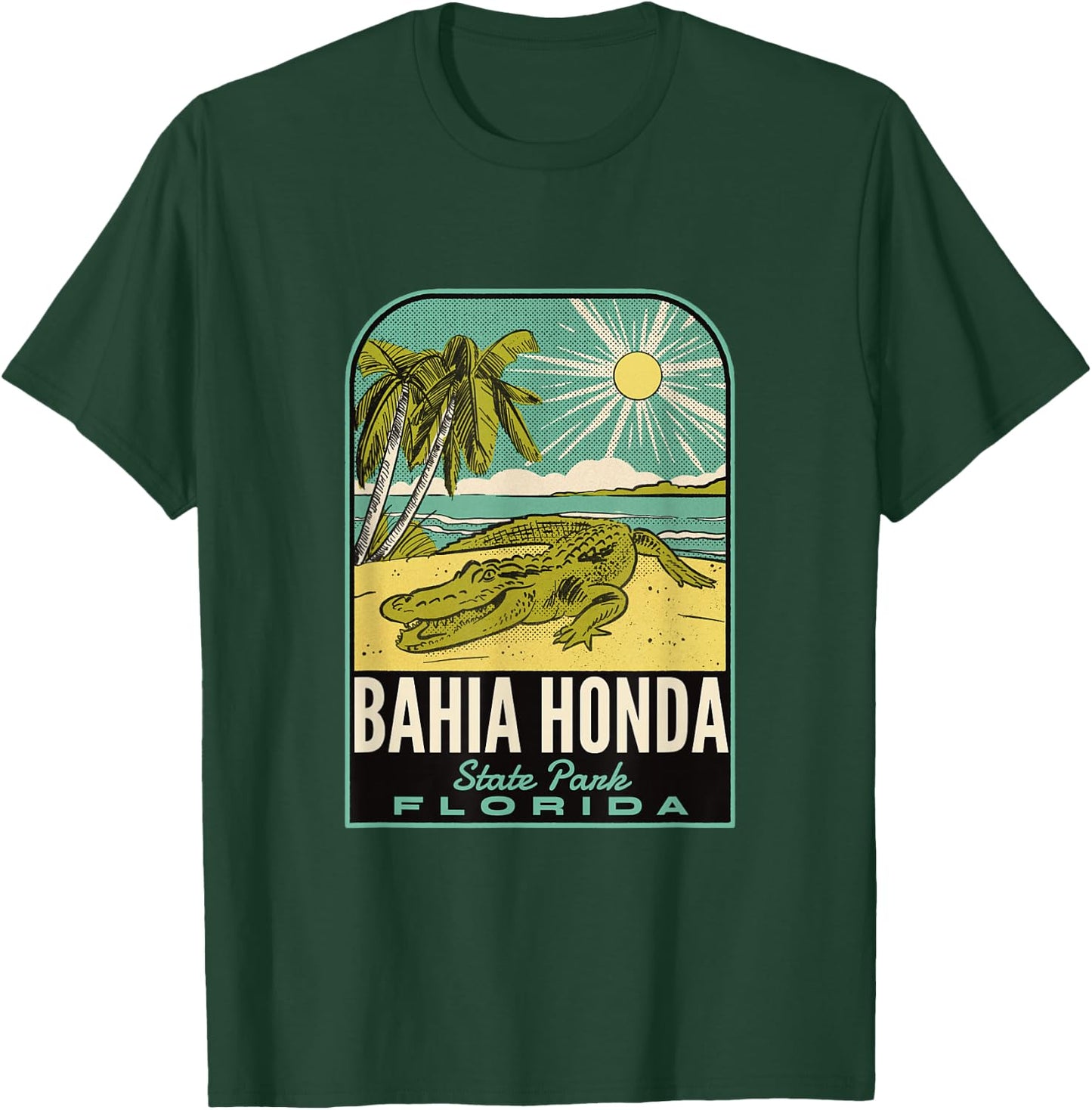 Bahia Honda State Park FL Vintage Travel T-Shirt - T-Shirt | Forest