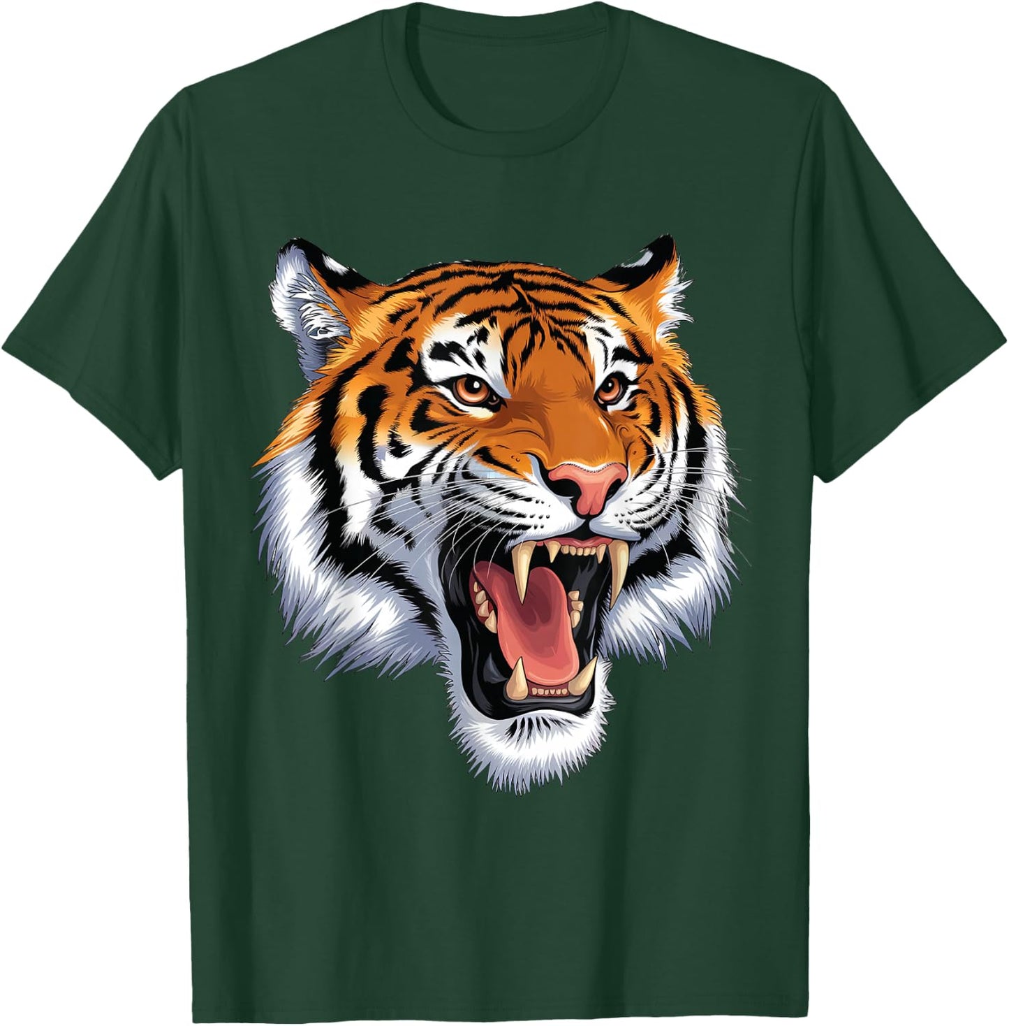 Tiger Roar Vintage Roaring Bengal Tiger Lovers T-Shirt - T-Shirt | Forest