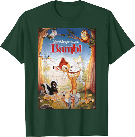 Disney Bambi Friendships Poster T-Shirt - T-Shirt | Forest